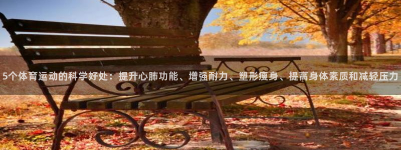杏耀3登陆：5个体育运动的科学好处：提升心肺功能、增强耐力、塑形瘦身、提高身体素质和减轻压力