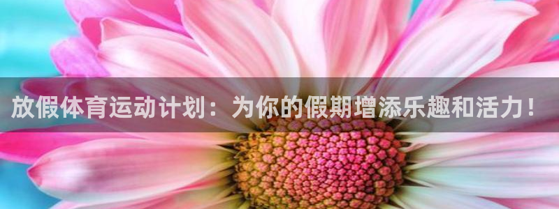 杏耀3平台注册：放假体育运动计划：为你的假期增添乐趣和活力！