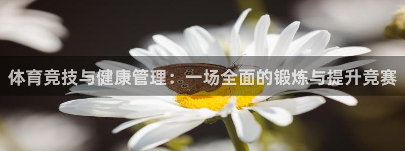 杏耀4平台：体育竞技与健康管理：一场全面的锻炼与提升竞赛