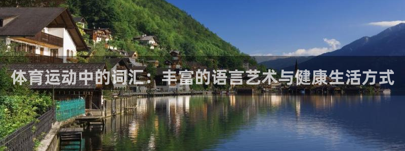 杏耀kgame：体育运动中的词汇：丰富的语言艺术与健康生活方式