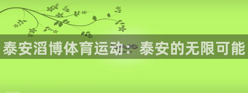 杏耀平台：泰安滔博体育运动：泰安的无限可能